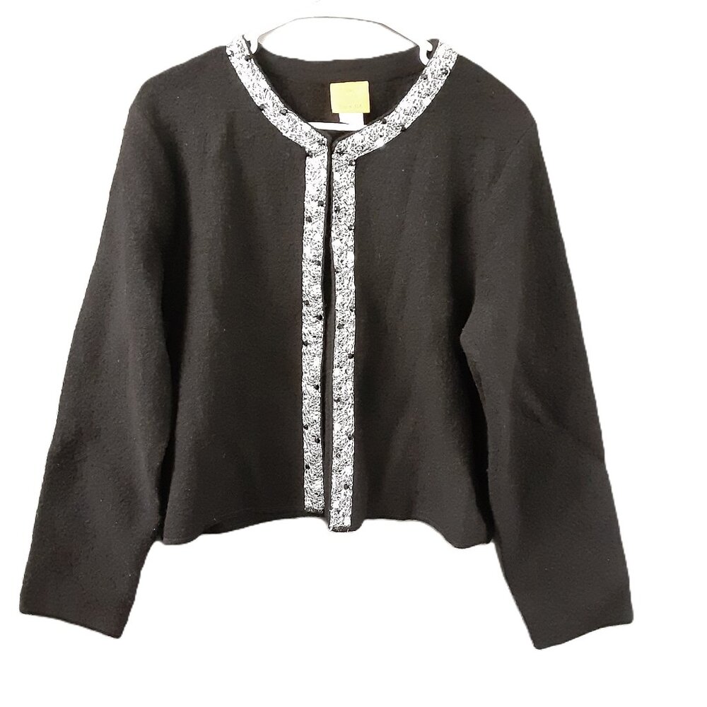 Ruby Rd. Woman's Jacket 100% Wool Size Large, Bea… - image 1